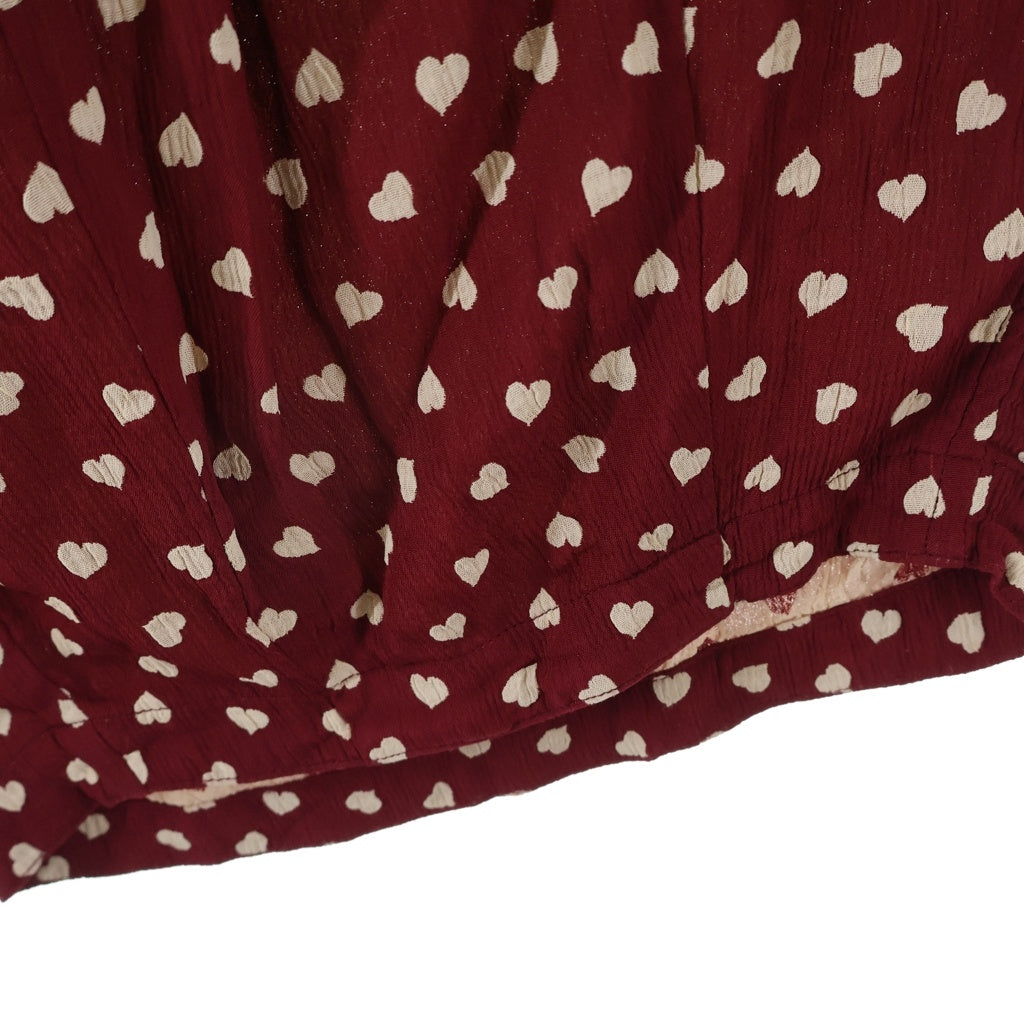 Needles(ニードルス) Double Weave Jacquard ダブル ウィーブ ジャガード ヒザデルパンツ レッド SX242