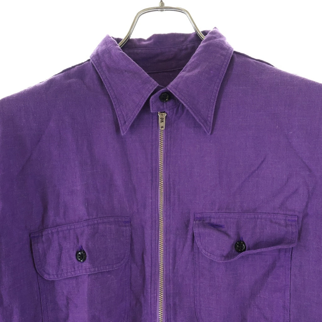 Needles(ニードルス) Half Zip Work Shirt ハーフジップ ワークシャツ パープル SX295