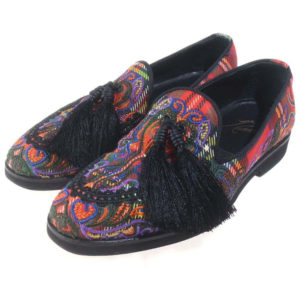 Needles(ニードルス) TARTAN PLAID TASSEL SLIPON タータンプレイド タッセルスリッポン MB 32797 マルチカラー レディース