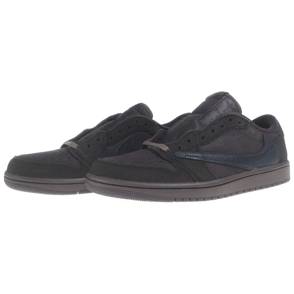 NIKE(ナイキ) ×TRAVIS SCOTT AIR JORDAN 1 LOW OG SP VELVET BROWN トラヴィススコット エアジョーダン1 ベルベットブラウン ローカットスニーカー US8/26.0cm DM7866-202