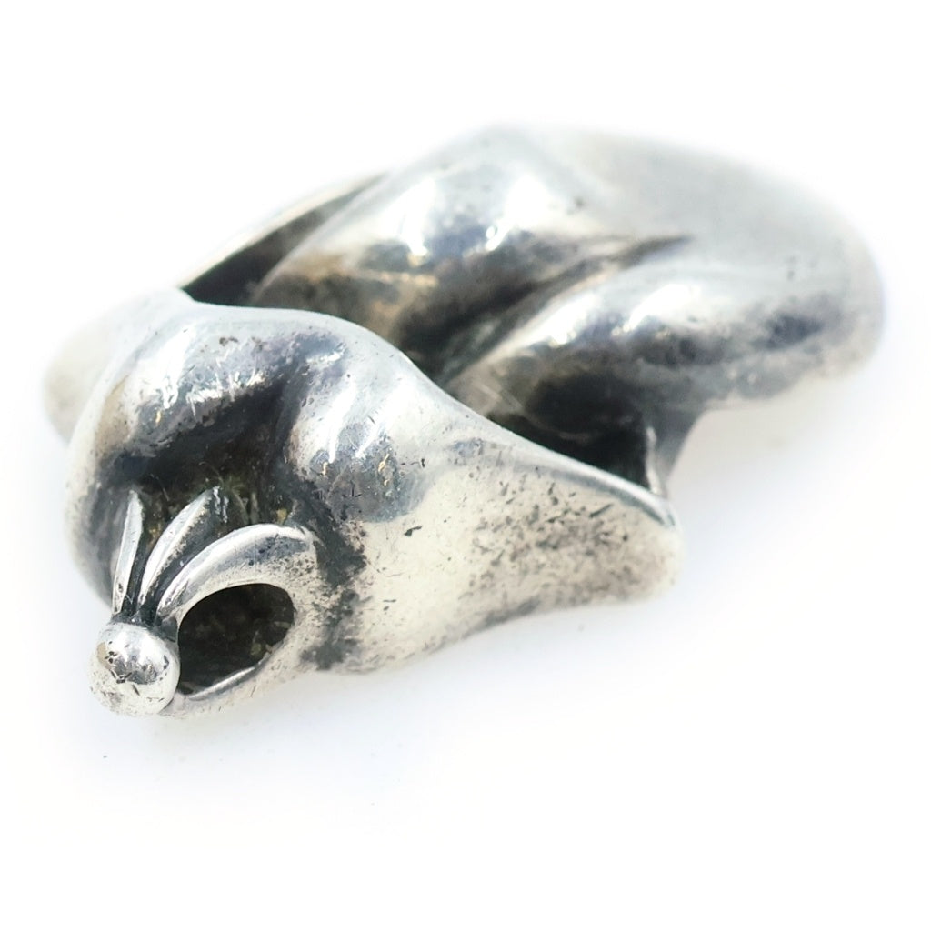 CHROME HEARTS(クロムハーツ) LIPSTONGUE CHARM リップアンドタンチャーム ペンダントトップ シルバー BCA283