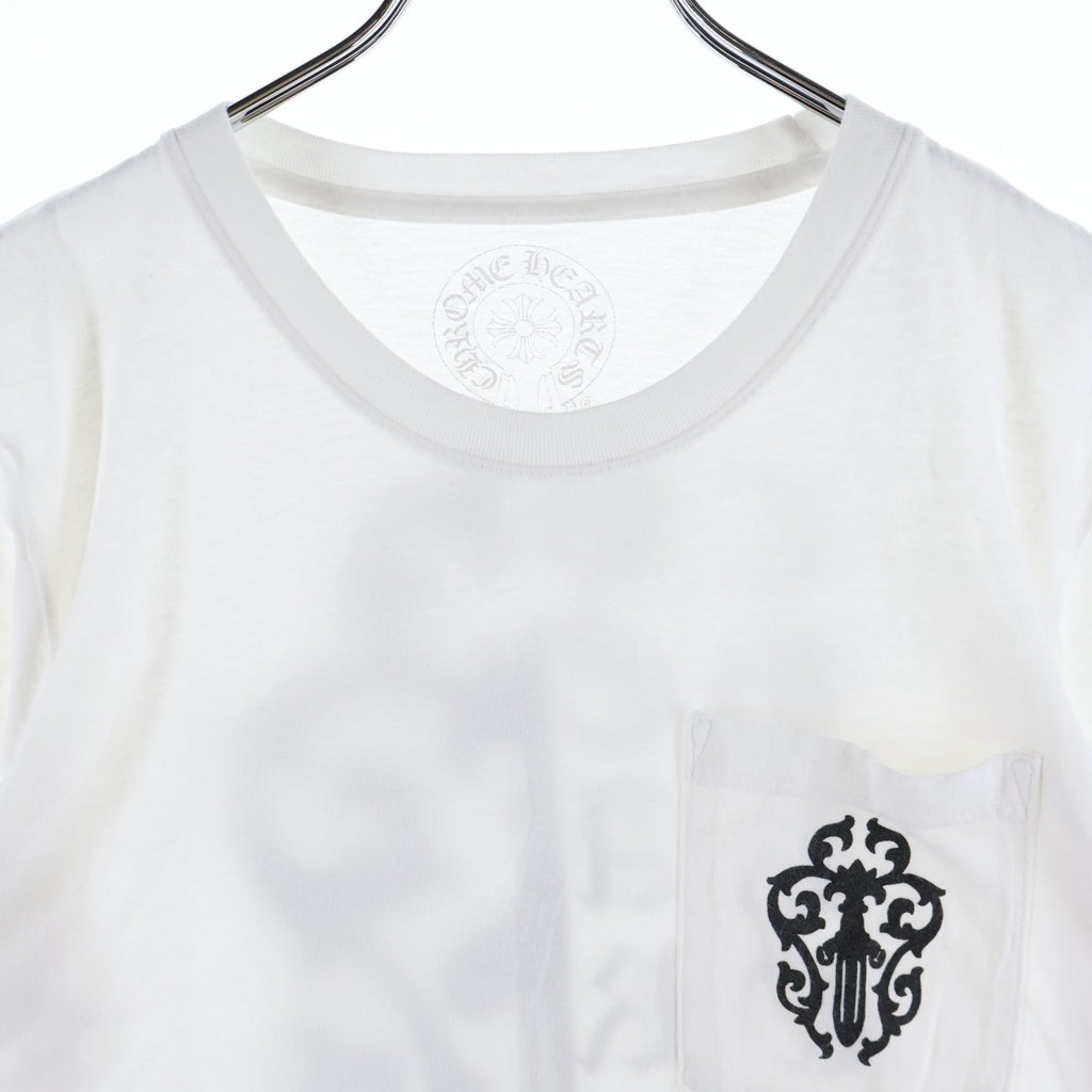 CHROME HEARTS(クロムハーツ) Vine Dagger S/S Tee ヴァインダガープリント半袖Tシャツ ホワイト