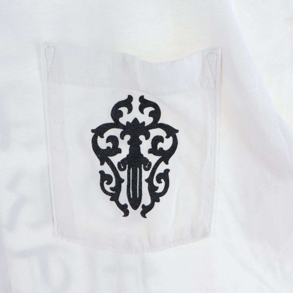 CHROME HEARTS(クロムハーツ) Vine Dagger S/S Tee ヴァインダガープリント半袖Tシャツ ホワイト