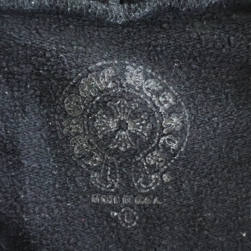 CHROME HEARTS(クロムハーツ) SWTSHRT HD ZIP TAIPEI LTD 台北限定バックホースシュープリント ジップアップパーカー ブラック