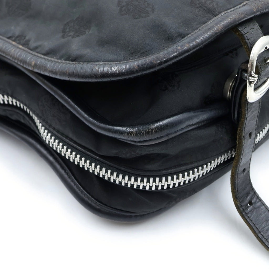 CHROME HEARTS(クロムハーツ) SHOULDER BAG-SM ガンスリンガーストラップ シヴィンダガー ナイロンショルダーバッグ ブラック