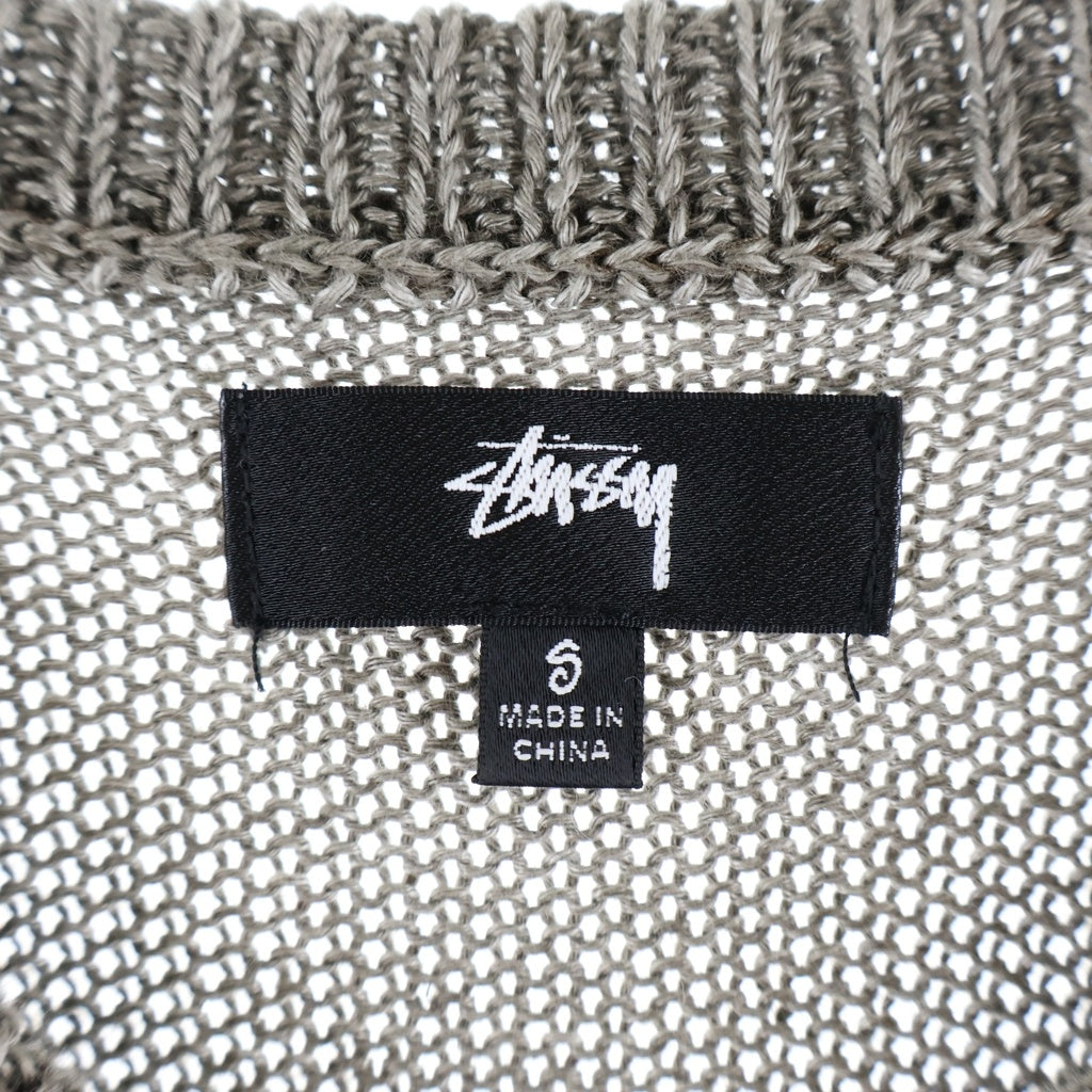 STUSSY(ステューシー) 24SS LOOSE KNIT LINEN VEST ルーズニットリネンベスト 117234 ベスト ベージュ