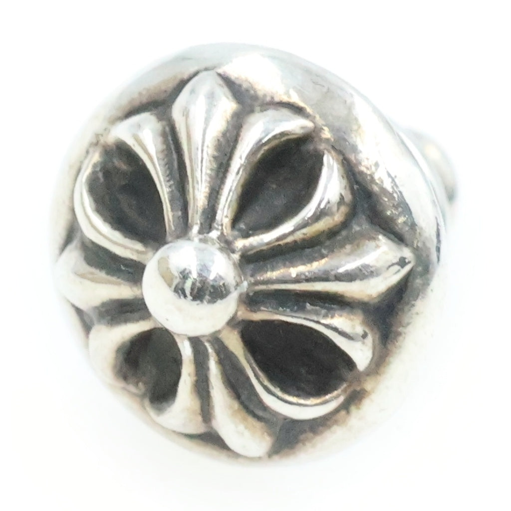 CHROME HEARTS(クロムハーツ) STUD CRSBLL クロスボールスタッドピアス シルバー BCA110