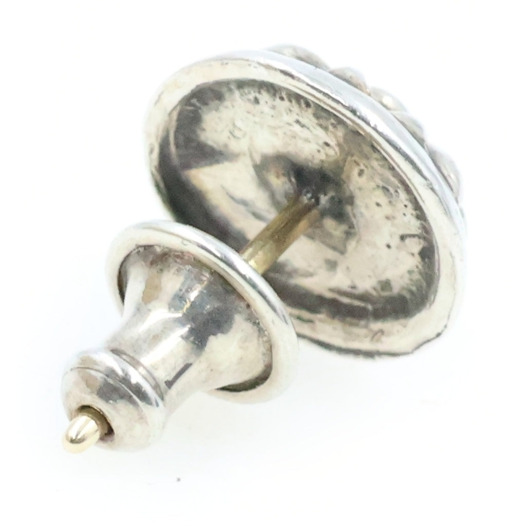 CHROME HEARTS(クロムハーツ) STUD CRSBLL クロスボールスタッドピアス シルバー BCA110