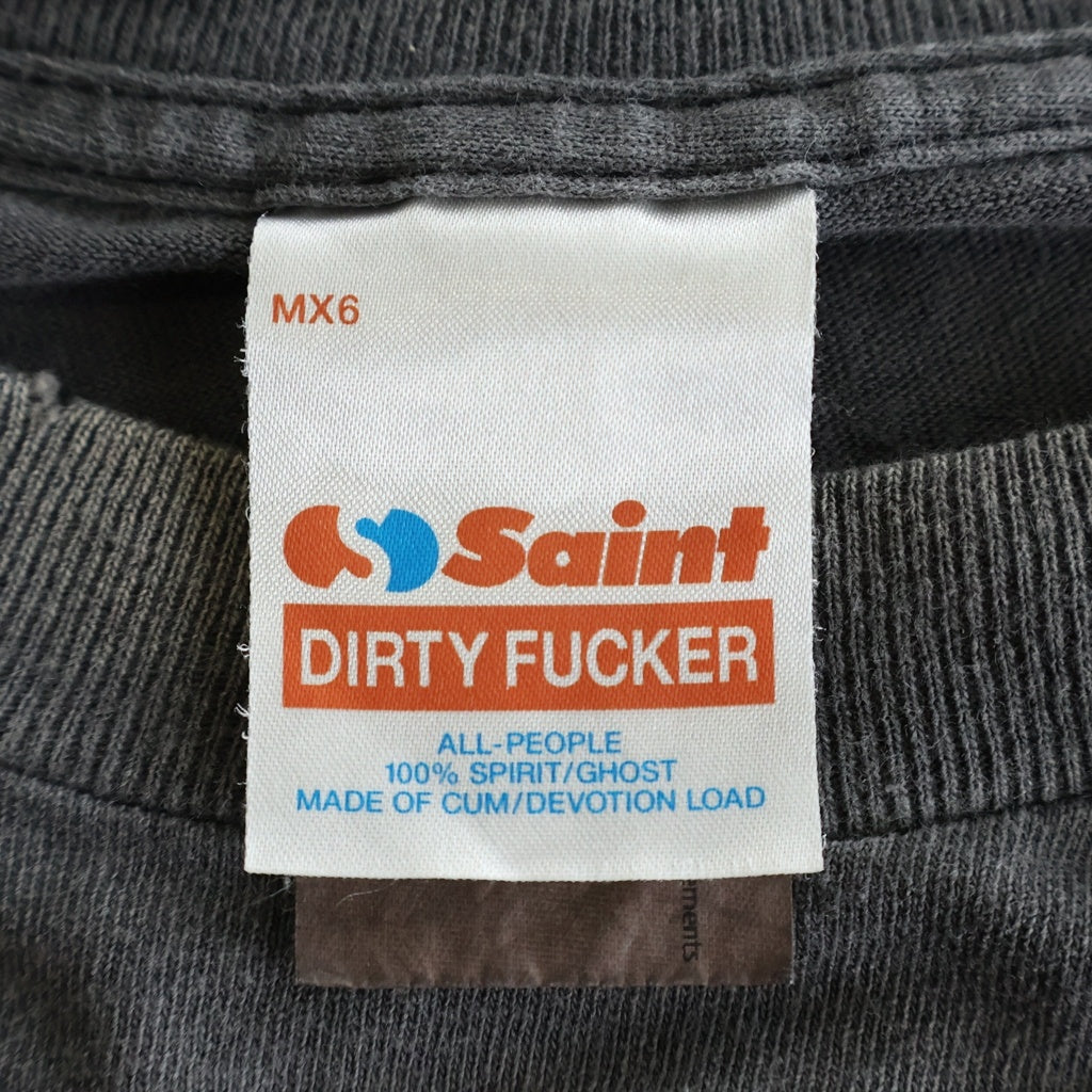 SAINT MICHAEL(セントマイケル) LB_SS TEE VANPIRE SM-HR8-0000-C51 クルーネックTシャツ ブラック