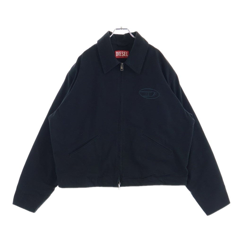 DIESEL(ディーゼル) J-TAYLOR-BLEACH フルジップデニムジャケット A14147 ブラック