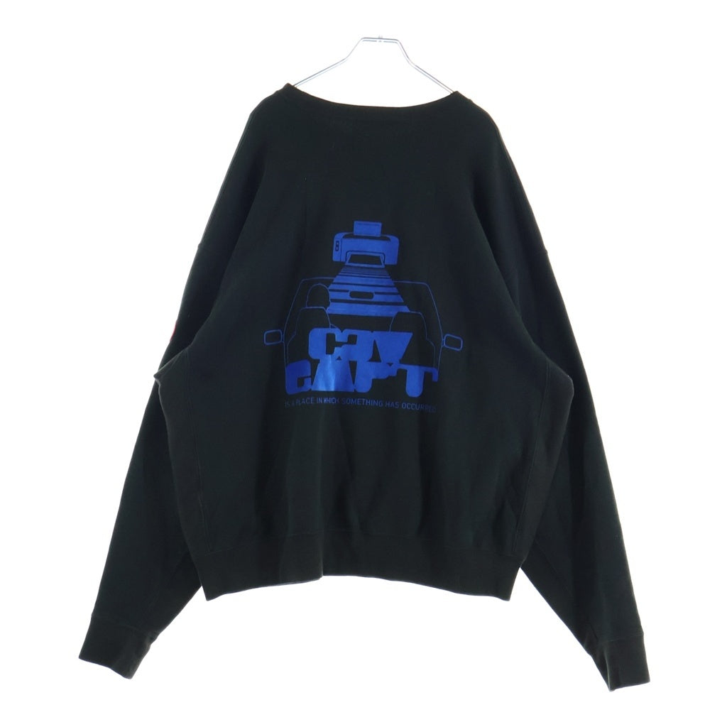 C.E(シーイー) MD INCIDENT CREW NECK SWEATSHIRT クルーネックスウェット ブラック