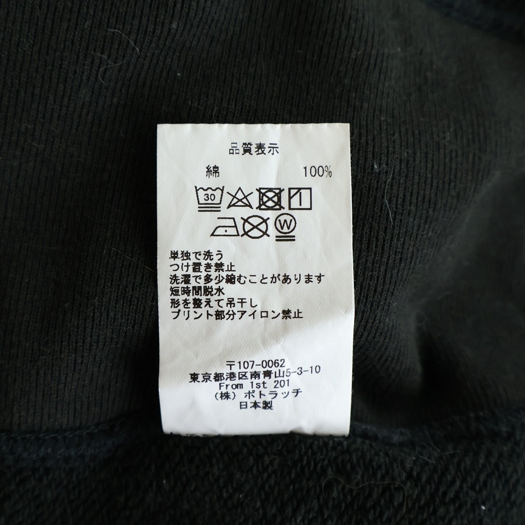 C.E(シーイー) MD INCIDENT CREW NECK SWEATSHIRT クルーネックスウェット ブラック
