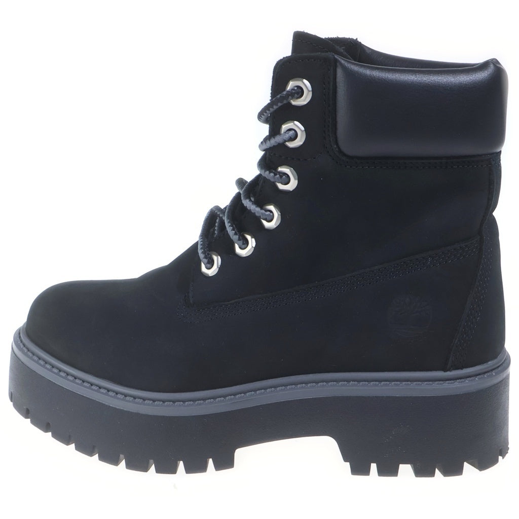 Timberland(ティンバーランド) Stone Street 6 Inch Waterproof Boot ストーン ストリート 6インチ ウォータープルーフ ブーツ TB0A5RH5015 ブラック レディース
