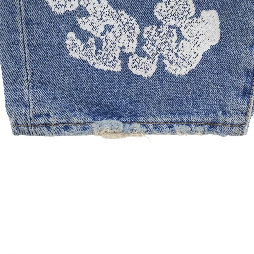 DENIM TEARS(デニムティアーズ) ×Levi's 501 Denim Pants リーバイス501 花柄 チェーンステッチ デニムパンツ ジーンズ インディゴ DT-S22-0000-010