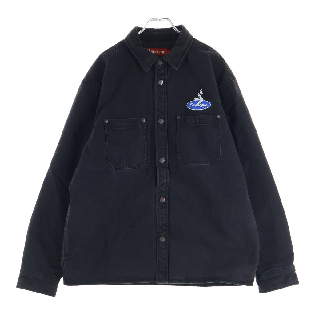 SUPREME(シュプリーム) 26SS Quilted Lined Denim Snap Shirt キルテッドラインドデニムスナップシャツ