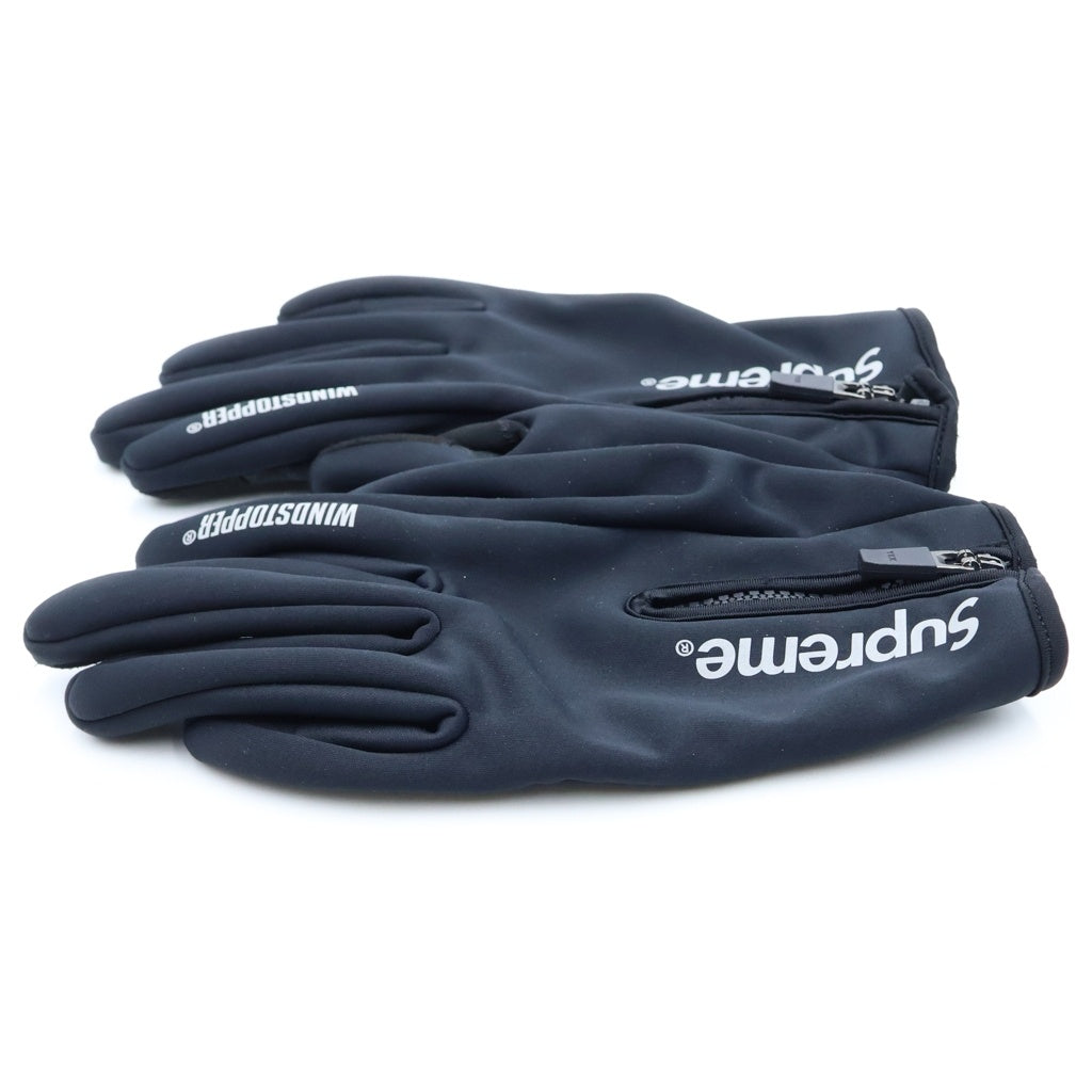 SUPREME(シュプリーム) 25AW Windstopper Zip Gloves ウインドストッパージップグローブ 手袋 ブラック