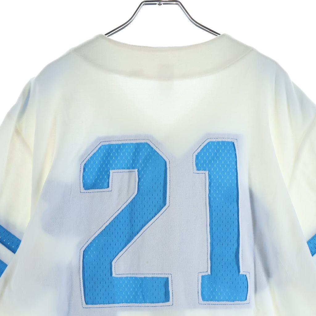 SUPREME(シュプリーム) 20AW Velour Baseball Jersey ベロアベースボールジャージー ベースボールシャツ ホワイト