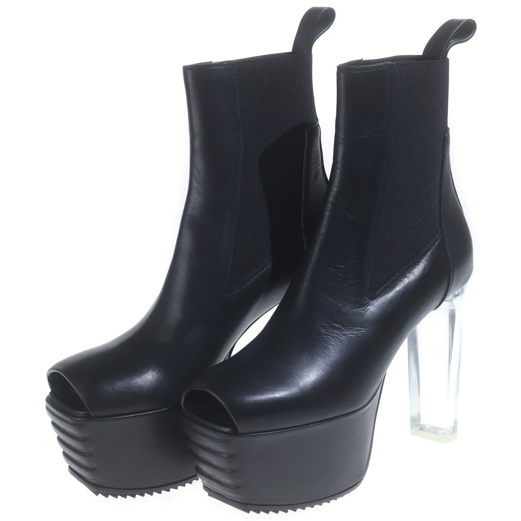 Rick Owens(リックオウエンス) GRILL KISS BOOTS グリル キスブーツ ブラック レディース