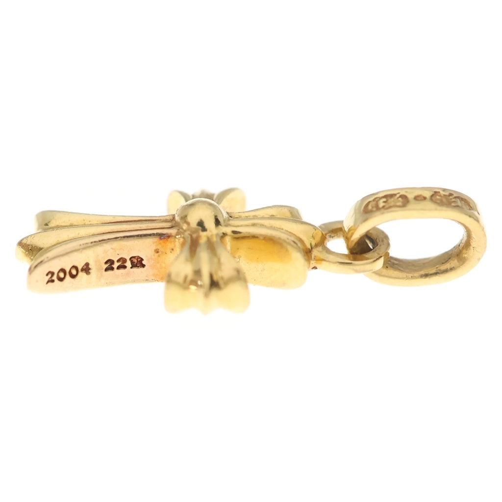 CHROME HEARTS(クロムハーツ) 22K CRS BBYFAT P/DIA ベイビーファットクロス PAVEダイヤ ペンダントトップ ゴールド BCA035