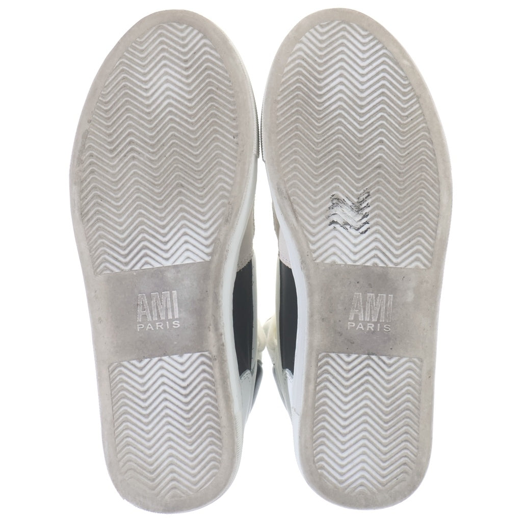 ami paris(アミパリス) Mid Top ADC Sneakers SMOOTH LEATHER USN415.858 ハイカットスニーカー ホワイト