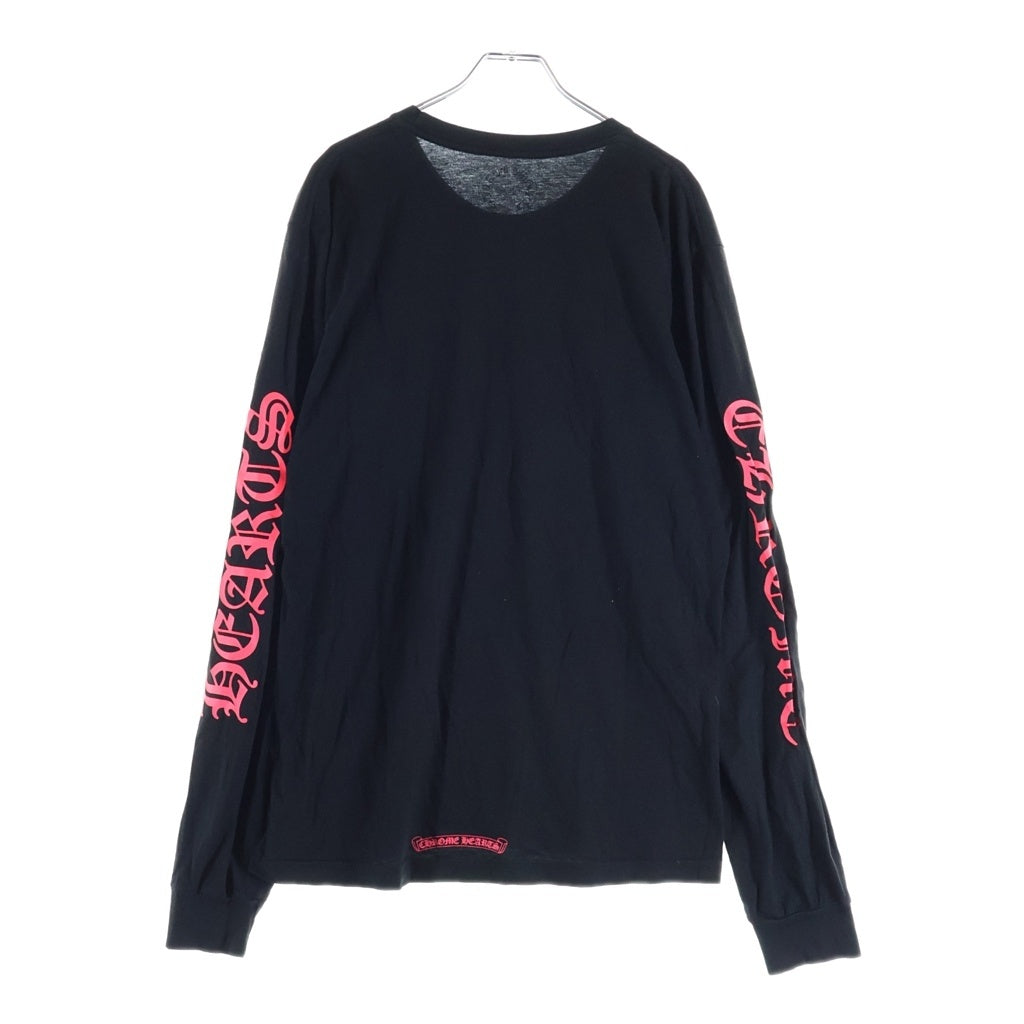 CHROME HEARTS(クロムハーツ) Neck Logo Long Sleeve Tee ネックロゴ ロングスリーブカットソー ブラック