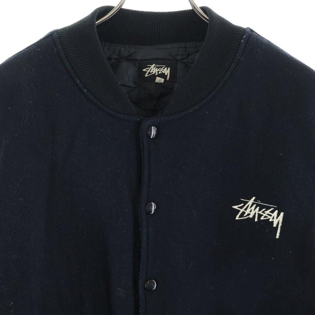STUSSY(ステューシー) VINTAGE 80s 黒タグ Rasta Stadium Jacket ラスタ スタジャン