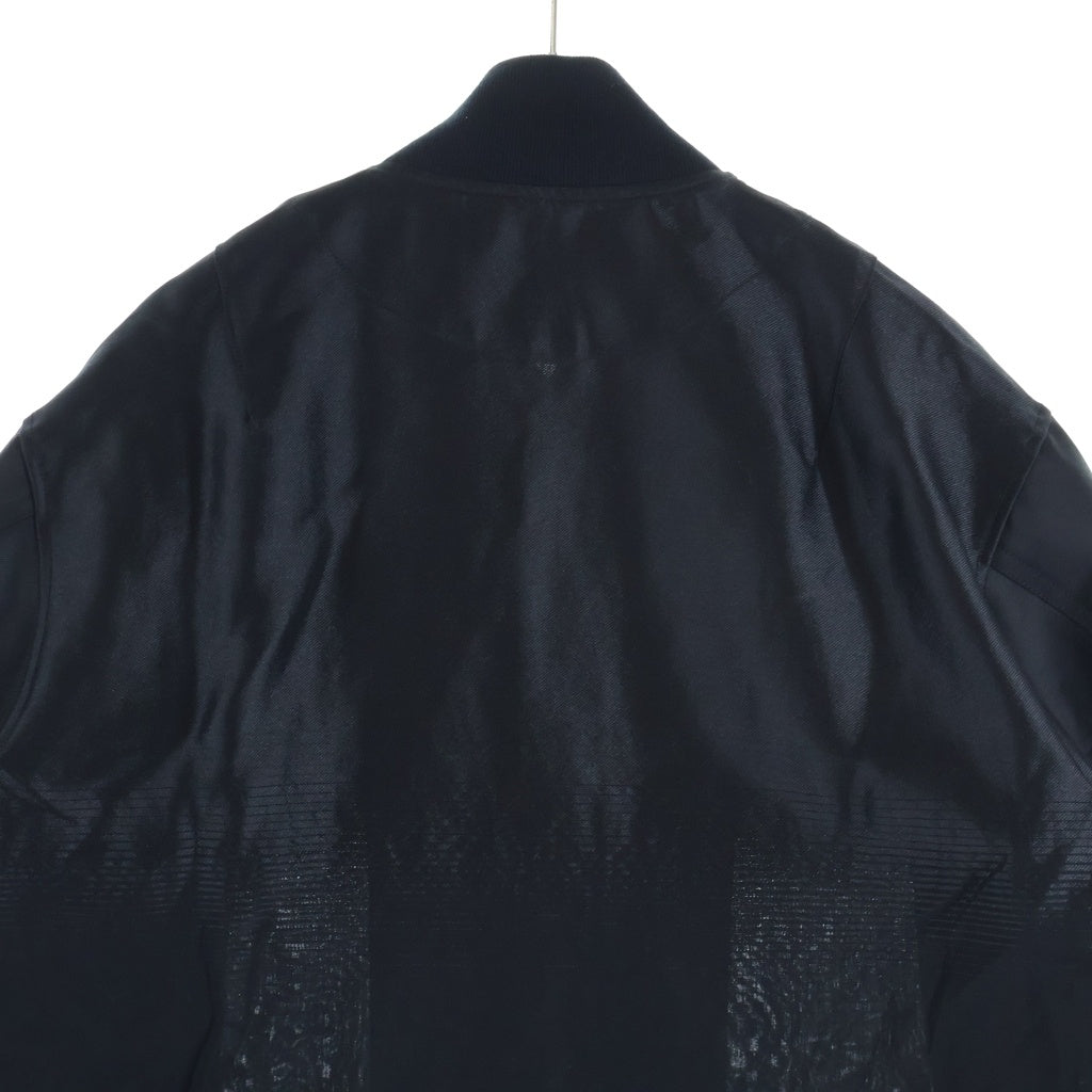 TAAKK(ターク) 26SS MA-1 SHIRT ナイロンコットン グラデーション TA26AW-SH011 ジャケット ブラック
