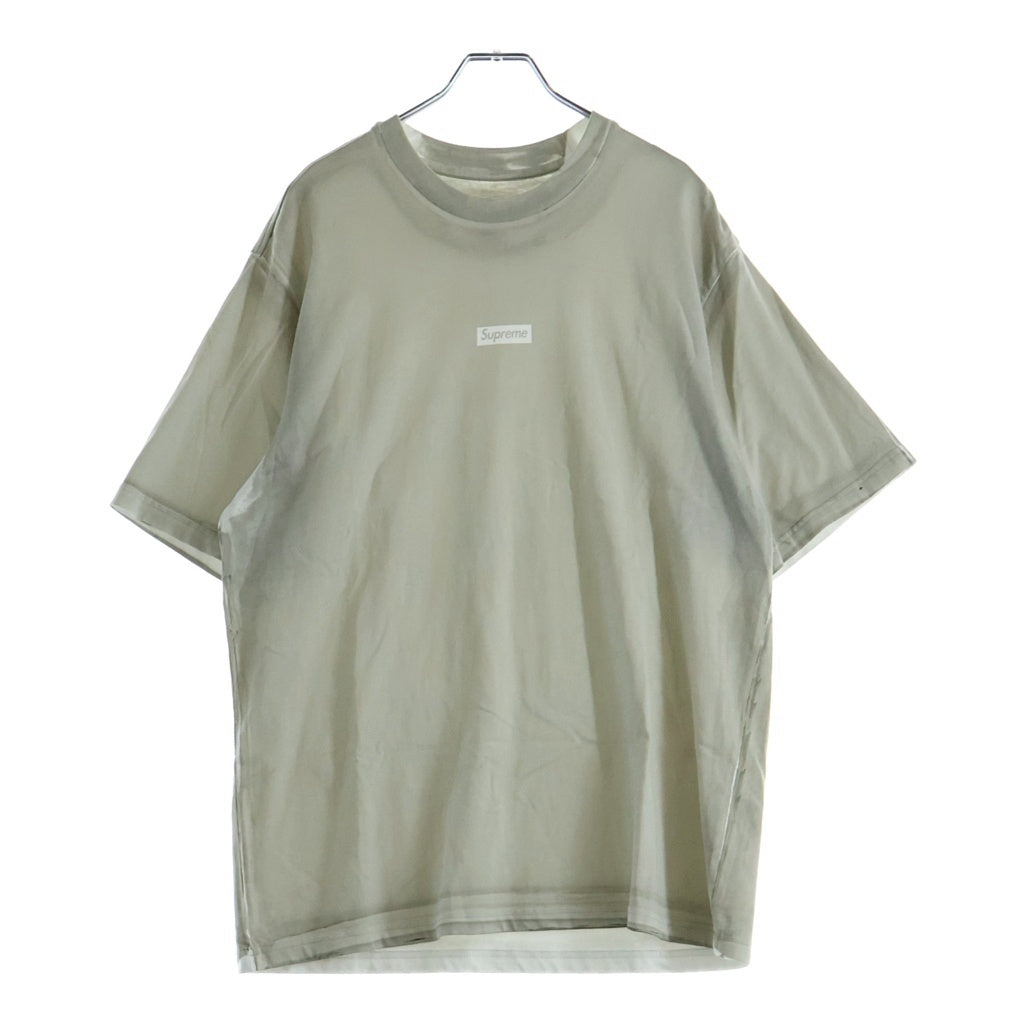 SUPREME(シュプリーム) 24SS Overprint Small Box S/S Top オーバープリント スモールボックスロゴ クルーネックTシャツ ベージュ