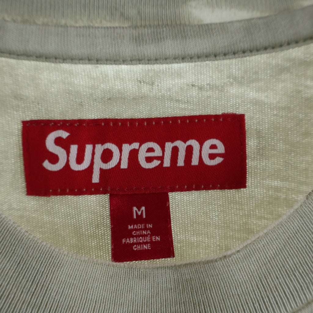 SUPREME(シュプリーム) 24SS Overprint Small Box S/S Top オーバープリント スモールボックスロゴ クルーネックTシャツ ベージュ