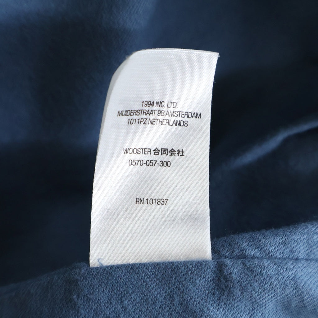 SUPREME(シュプリーム) 21AW Corduroy ZIp Jacket 胸クラシックロゴ コーディロイ ジャケット ブルー