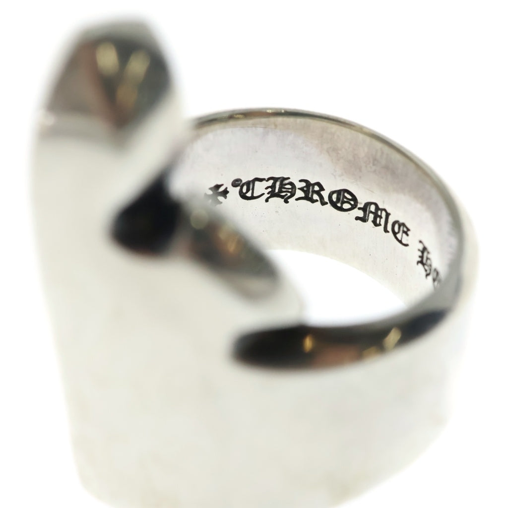 CHROME HEARTS(クロムハーツ) UPRIGHT FLERKNEE アップライト フレアニー リング シルバー