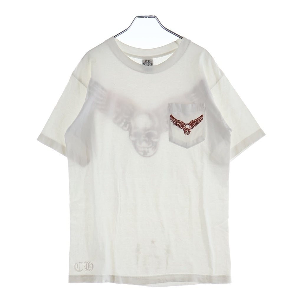 CHROME HEARTS(クロムハーツ) OLD FOTI オールドフォティマハリアプリント クルーネック半袖Tシャツカットソー ホワイト