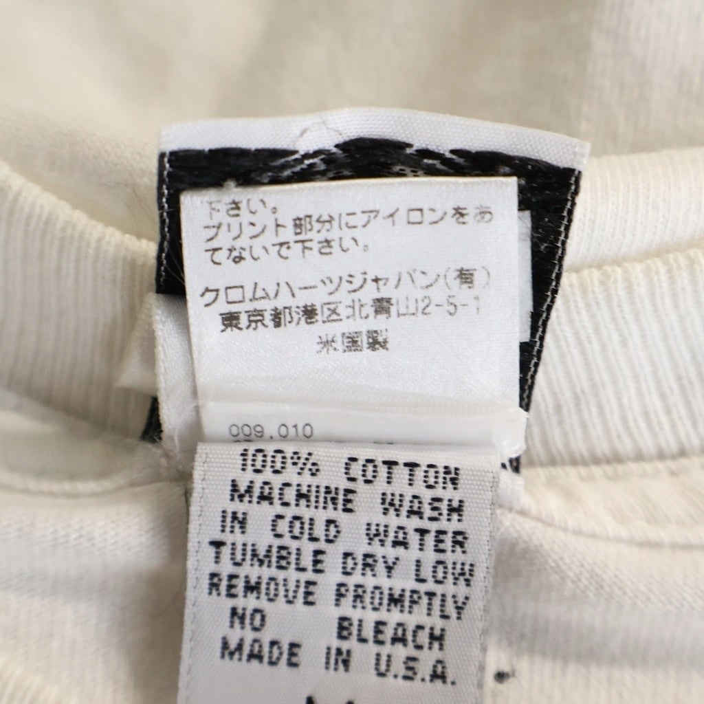 CHROME HEARTS(クロムハーツ) OLD FOTI オールドフォティマハリアプリント クルーネック半袖Tシャツカットソー ホワイト