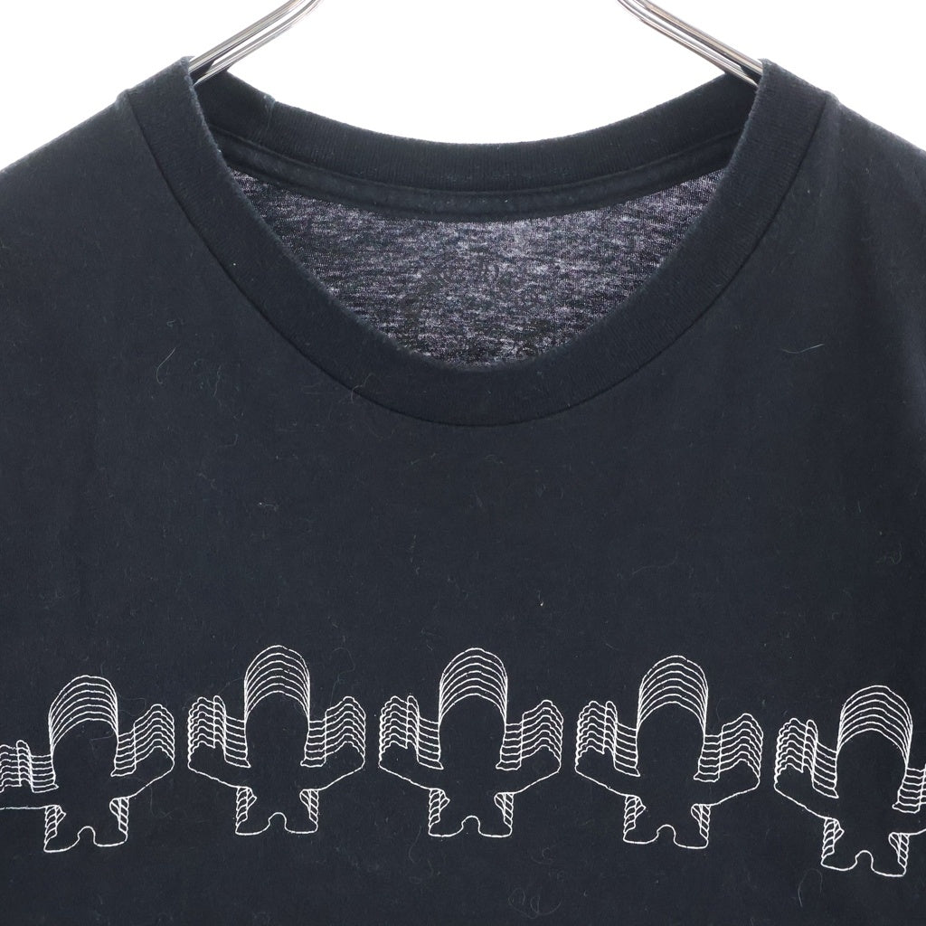 CHROME HEARTS(クロムハーツ) 5FOTI フォティ フロントロゴ クルーネック半袖Tシャツカットソー ブラック