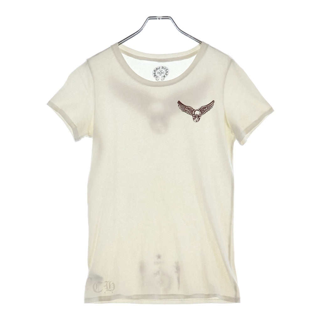 CHROME HEARTS(クロムハーツ) FOTI オールドフォティマハリアプリント 半袖Tシャツカットソー ホワイト レディース