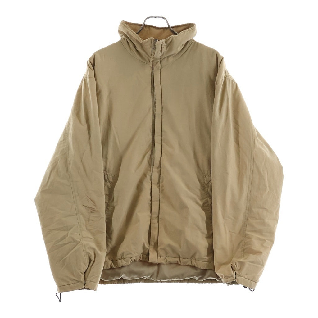POLO RALPH LAUREN(ポロラルフローレン) VINTAGE 90s ノーポニー ririジップ コットンシェル ダウンジャケット ベージュ