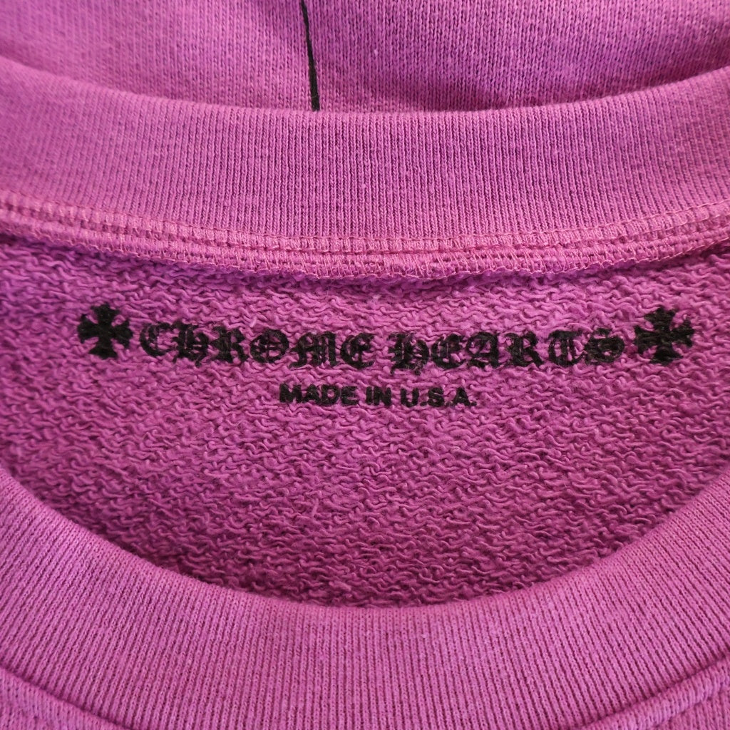 CHROME HEARTS(クロムハーツ) ×MATTY BOY PPO I WANT MORE NOT LESS L/S TEE マッティボーイ プリント スウェットシャツ パープル