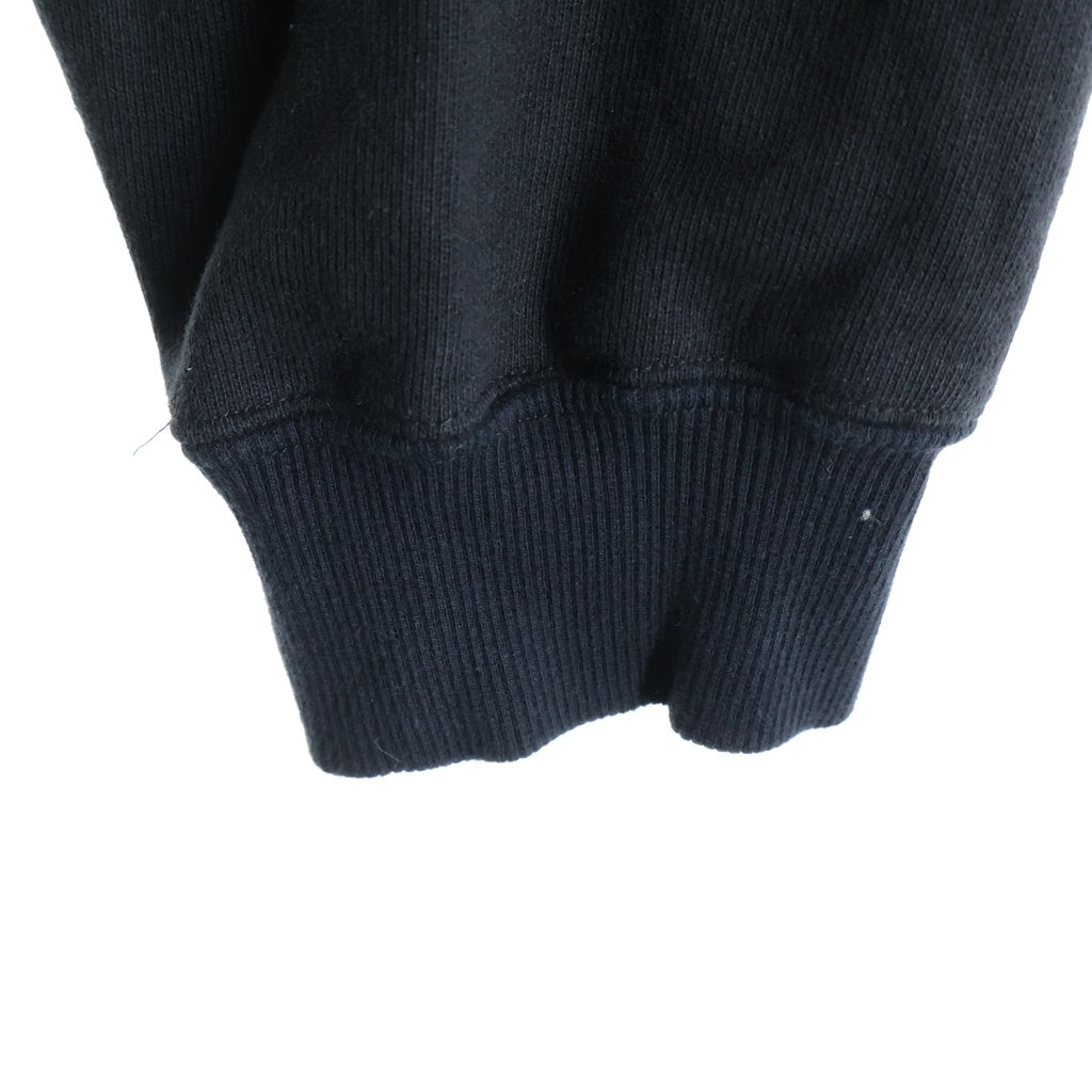 Mercedes Anchor Inc.(メルセデスアンカーインク) Raglan Crew Sweatshirt 胸ロゴ クルーネックスウェット ブラック