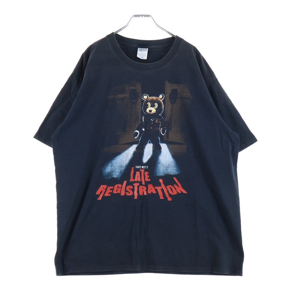 VINTAGE(ヴィンテージ) 2005 Kanye West Touch The Sky Tour カニエウエスト タランティーノ デスプルーフパロディ クルーネックTシャツ ブラック