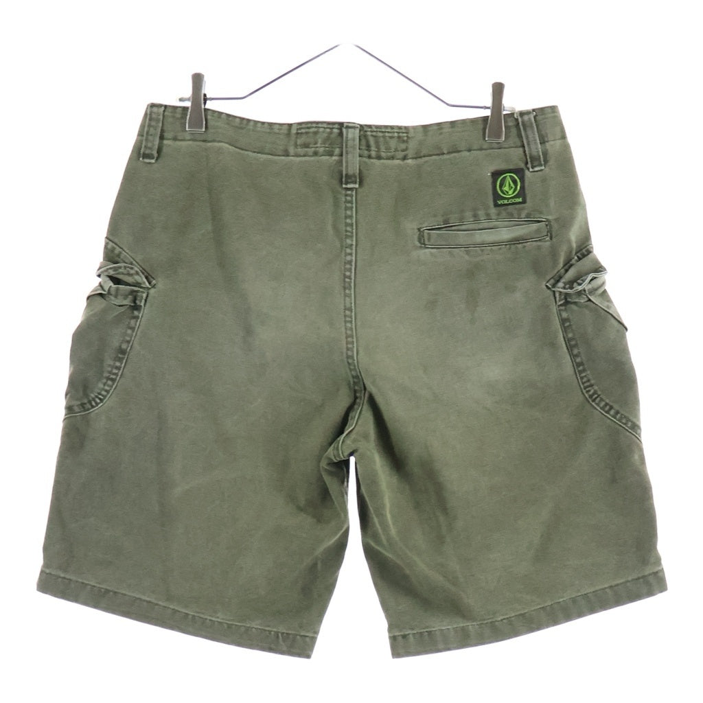 VOLCOM(ボルコム) 90s 変形 スラッシュポケット カーゴショーツ カーキ
