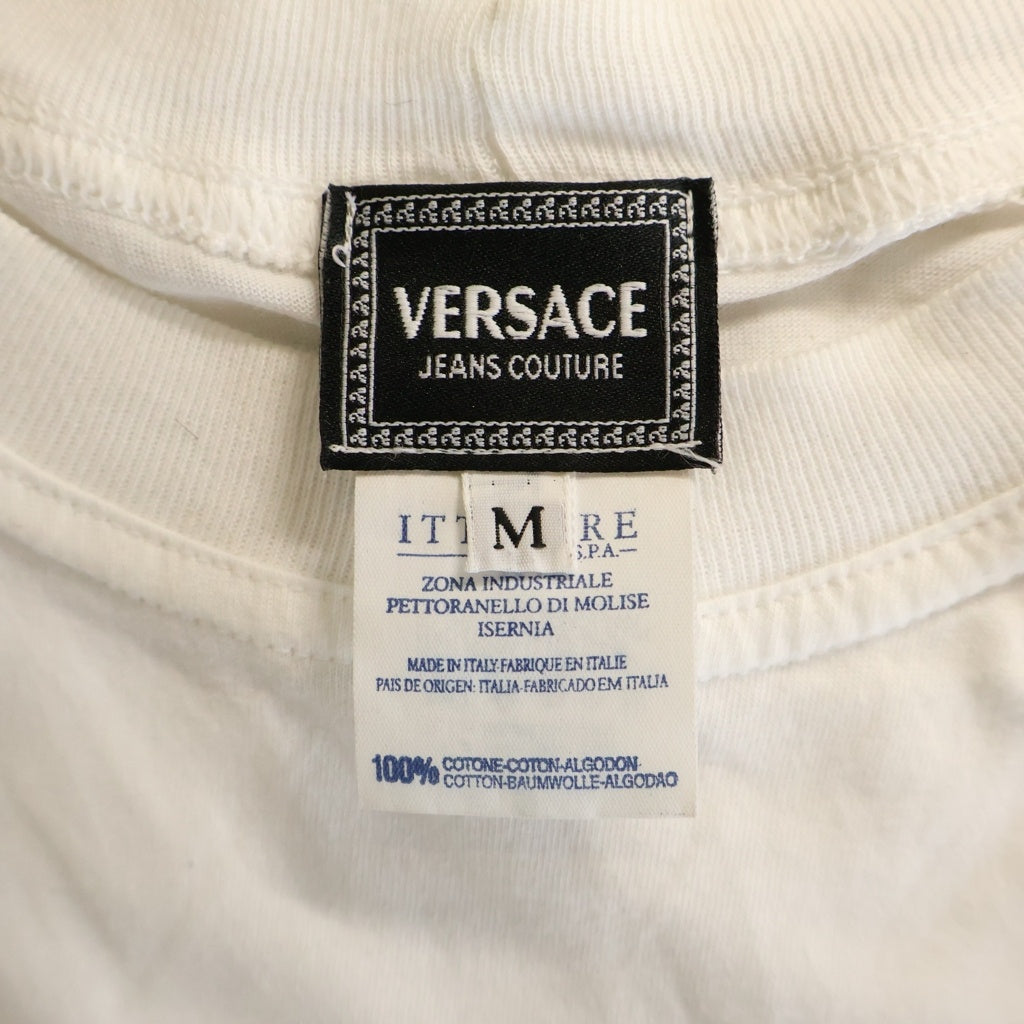 VERSACE(ヴェルサーチ) 90s-00s ART アート クルーネックTシャツ ホワイト