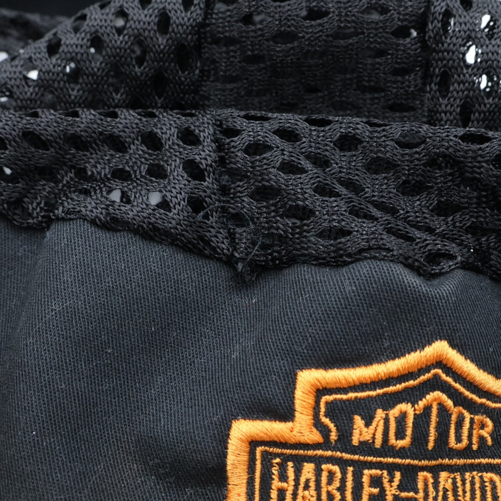 HARLEY DAVIDSON(ハーレーダビッドソン) 90s VINTAGE メッシュ フロントロゴ ドゥーラグ ブラック
