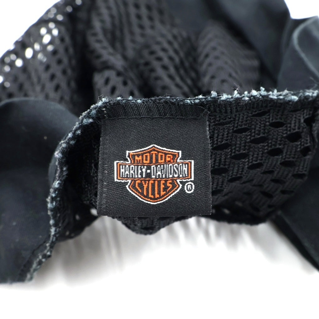 HARLEY DAVIDSON(ハーレーダビッドソン) 90s VINTAGE メッシュ フロントロゴ ドゥーラグ ブラック