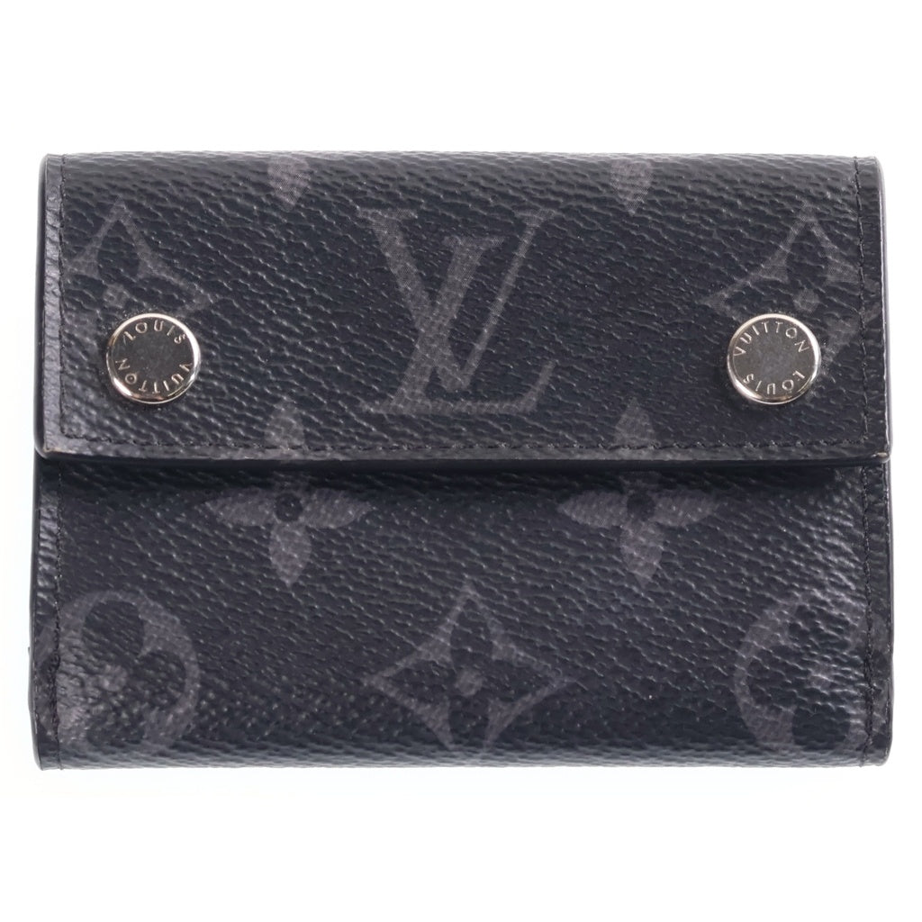 LOUIS VUITTON(ルイヴィトン) モノグラム エクリプス ディスカバリー コンパクト ウォレット M67630 三つ折り財布 レディース