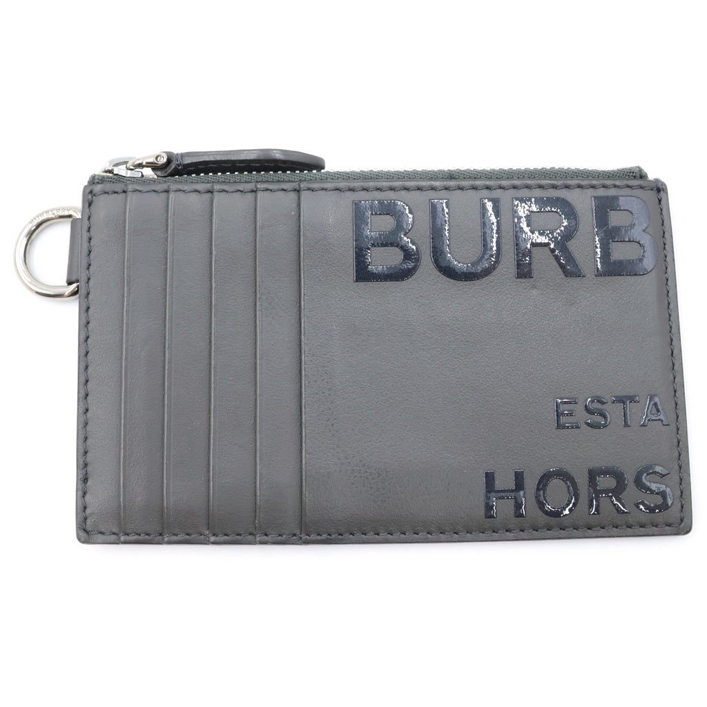 BURBERRY(バーバリー) Card Case With Strip パスケース ネックストップ 8043760 A1209 カードケース グレー