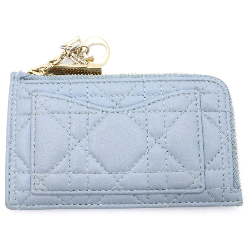 Christian Dior(クリスチャンディオール) レディディオール カナージュ フラグメント カードケース S0965NMJ ブルー レディース