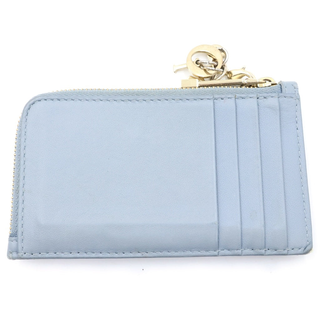 Christian Dior(クリスチャンディオール) レディディオール カナージュ フラグメント カードケース S0965NMJ ブルー レディース