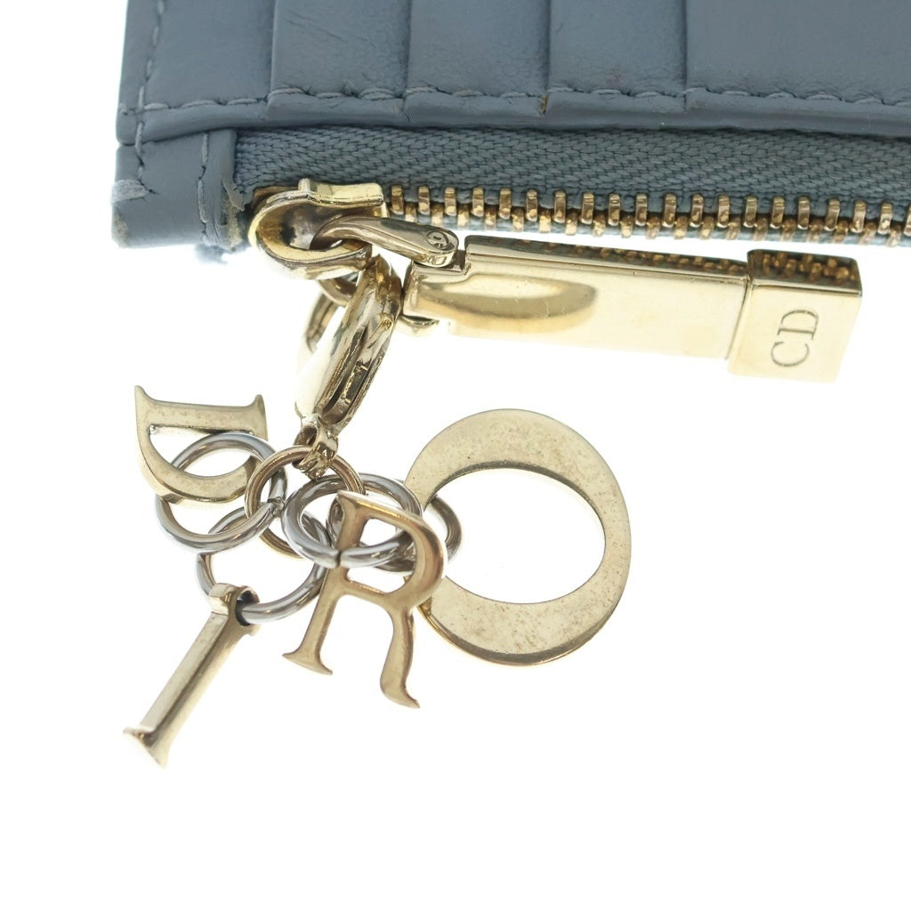 Christian Dior(クリスチャンディオール) レディディオール カナージュ フラグメント カードケース S0965NMJ ブルー レディース