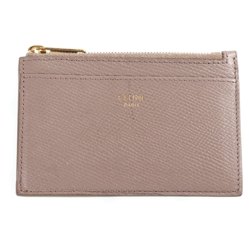 CELINE(セリーヌ) ZIPPED CAR HOLDER トリオンフ 10M083FVO カードケース ベージュ レディース