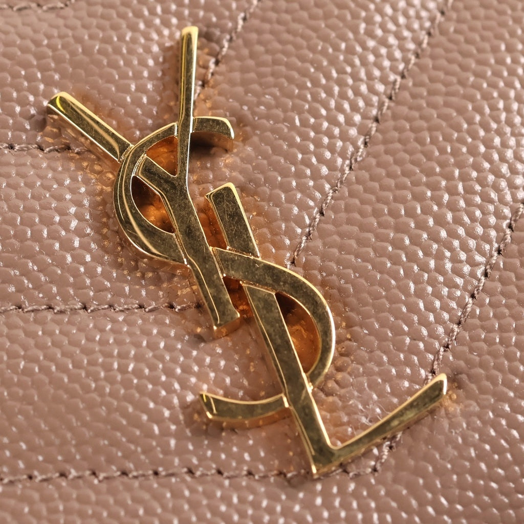 YVES SAINT LAURENT(イヴサンローラン) YSL カサンドラ フラグメント 60791 ジップカードケース レディース